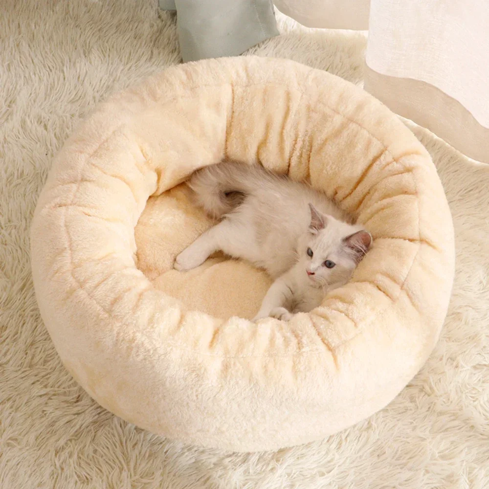 Plush Pet Nest for Winter, Warm & Comfortable Round Sleeping Bed for Dog & Cat, Soft Cozy Nest, Random Color
Plush Pet Nest for Winter, Warm & Comfortable Round Sleeping Bed for Dog & Cat, Soft Cozy Nest, Random Color