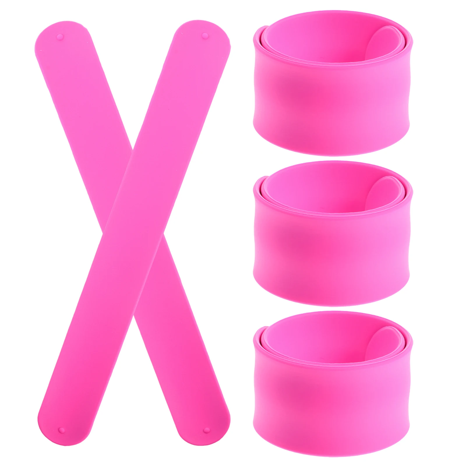 5pcs Silicone Slap Bracelets Kids Pure Color WristbandsRed Smooth Texture Detailed Workmanship Perfect for Banquets Childrens
5pcs Silicone Slap Bracelets Kids Pure Color WristbandsRed Smooth Texture Detailed Workmanship Perfect for Banquets Childrens