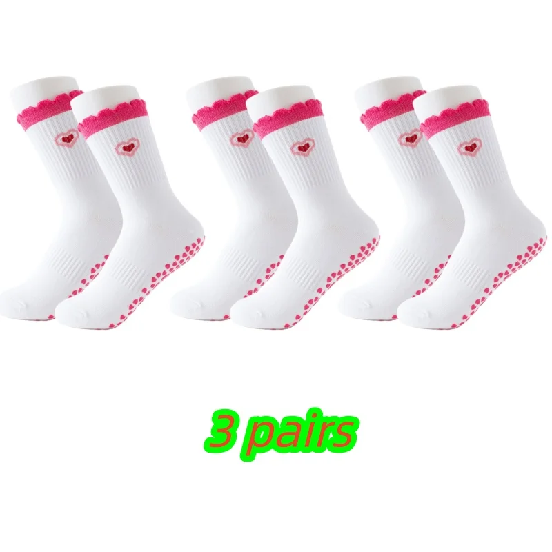 3-пары женских носков для йоги с клеем, противоскользящая печать, профессиональная подготовка, бег, носки для пилатеса.
3-пары женских носков для йоги с клеем, противоскользящая печать, профессиональная подготовка, бег, носки для пилатеса.