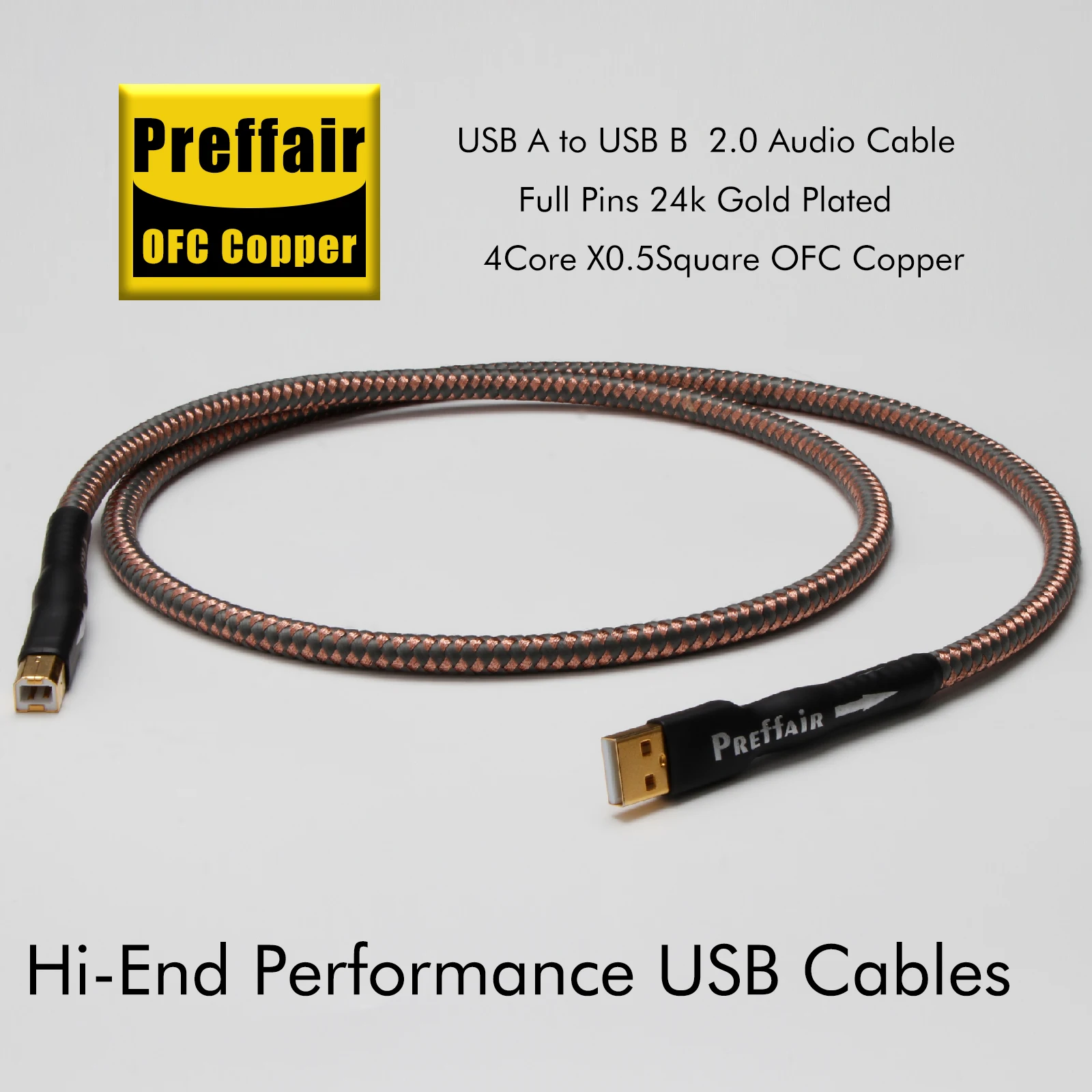 Preffair High-end USB2.0 Type A to B Printer/Scanner Cord Cable High Speed for Printer Monitor External Hard Drivers Scanner
Preffair High-end USB2.0 Type A to B Printer/Scanner Cord Cable High Speed for Printer Monitor External Hard Drivers Scanner