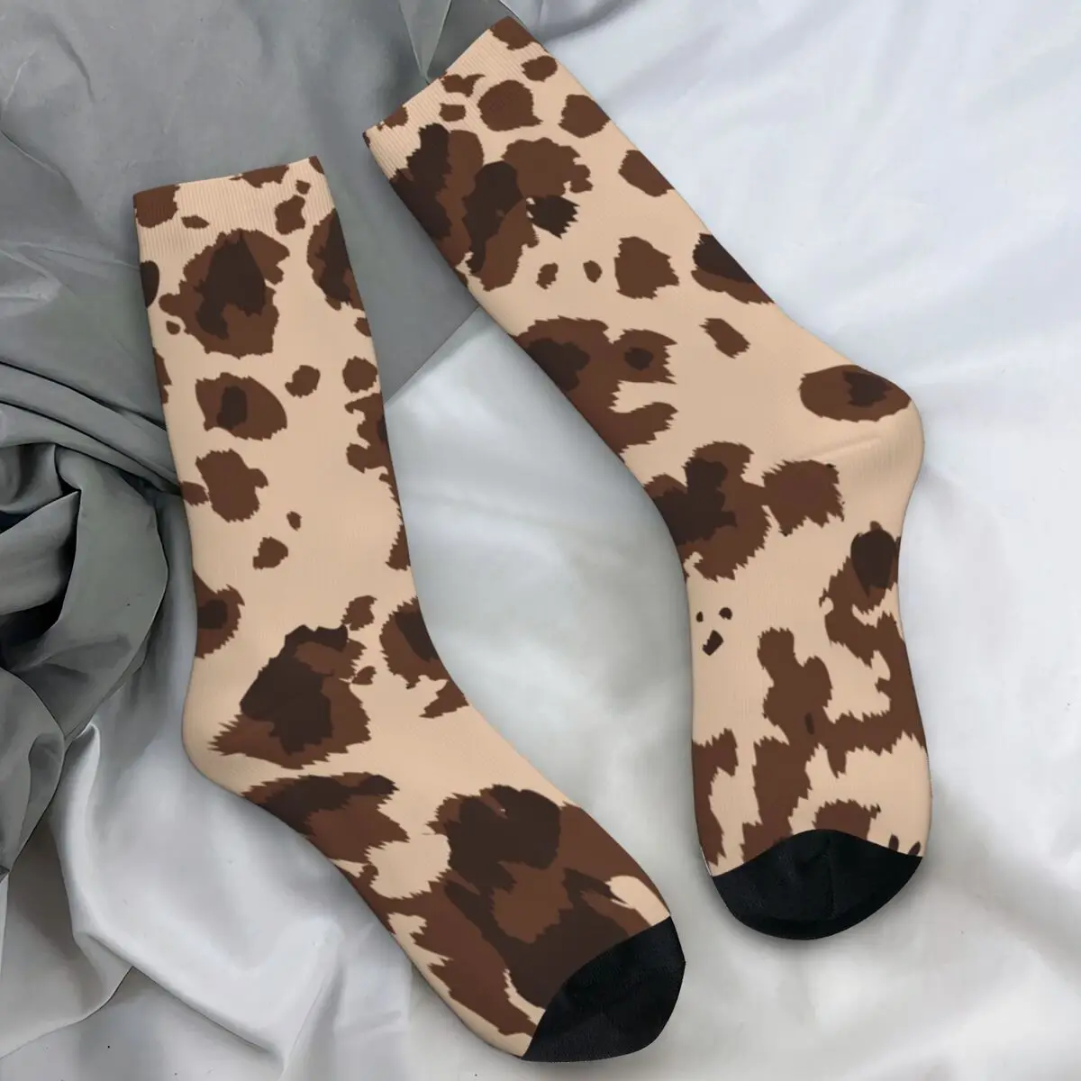 Носки для пар, коричневые коровьи узоры, модные чулки из кожи животных, осенние забавные средние мягкие носки, графические велосипедные противоскользящие носки
Носки для пар, коричневые коровьи узоры, модные чулки из кожи животных, осенние забавные средние мягкие носки, графические велосипедные противоскользящие носки