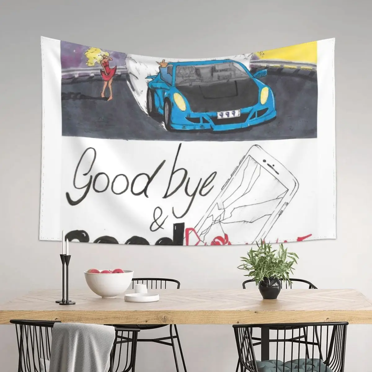 good bye & good riddance Tapestry Room Decoration Korean Style Decorative Wall Luxury Living Room Decoration Tapestry
good bye & good riddance Tapestry Room Decoration Korean Style Decorative Wall Luxury Living Room Decoration Tapestry