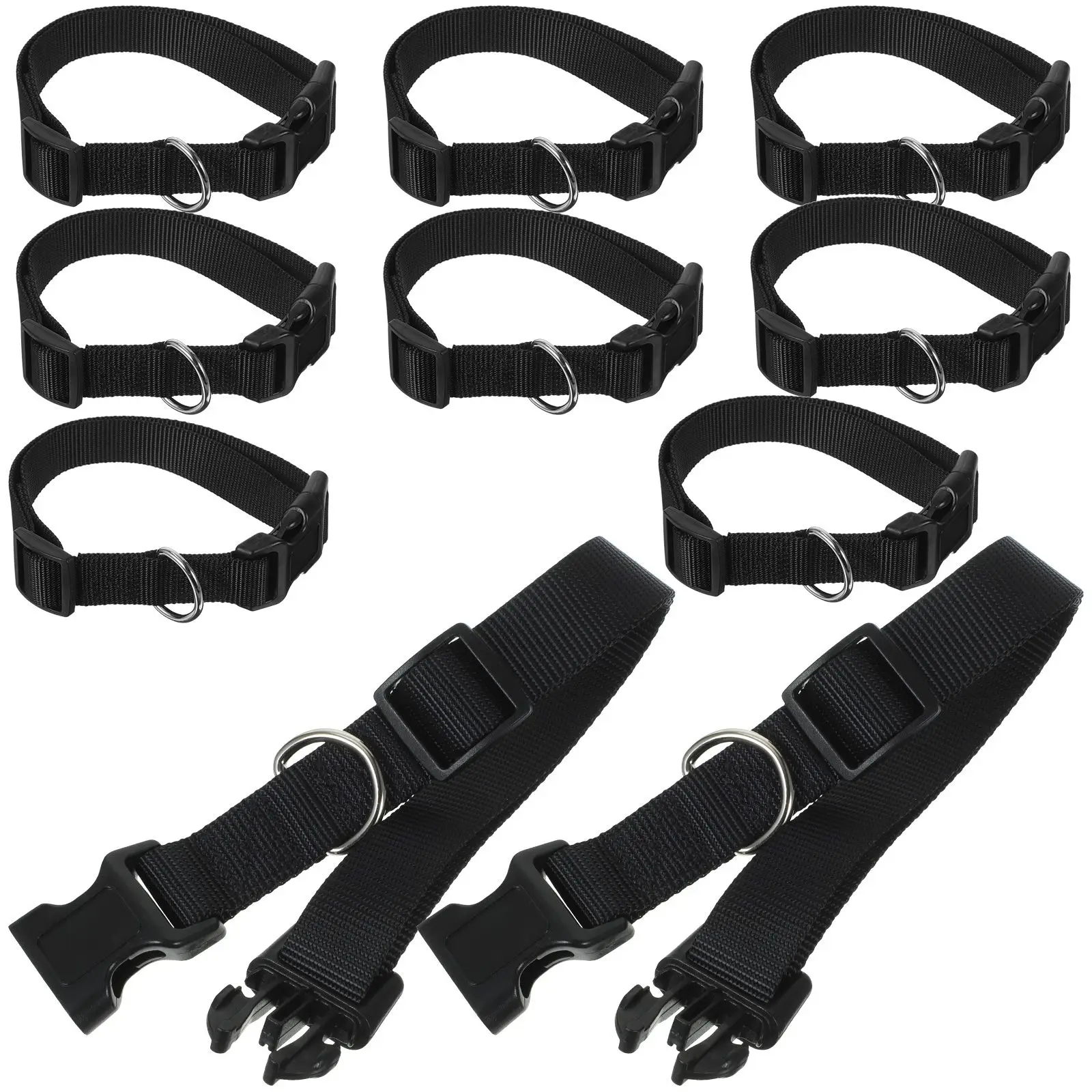 10Pcs Black Adjustable Durable Polyester Pet Collar Sheep Goat Cow Horse Collars For Animal Accessories Livestock Neck Tag
10Pcs Black Adjustable Durable Polyester Pet Collar Sheep Goat Cow Horse Collars For Animal Accessories Livestock Neck Tag