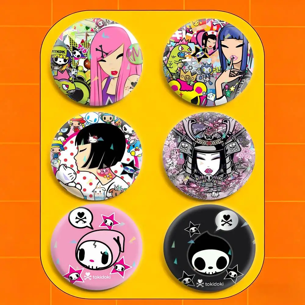 Fashion T-Tokidokis 32/44/58mm Handmade Pins Round Brooch Badge Backpacks Clothes Jewelry Gifts
Fashion T-Tokidokis 32/44/58mm Handmade Pins Round Brooch Badge Backpacks Clothes Jewelry Gifts
