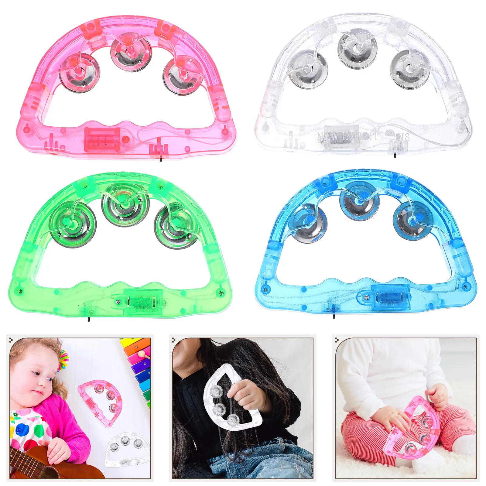 8Pcs LED Flashing Handbell Party Props Lightweight and Portable Band Accompaniment Fun Festival Percussion Instrument Glowing
8Pcs LED Flashing Handbell Party Props Lightweight and Portable Band Accompaniment Fun Festival Percussion Instrument Glowing
