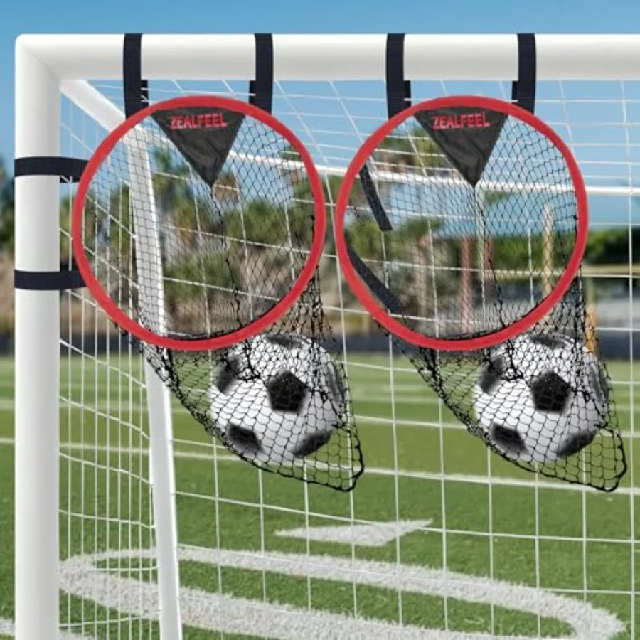 Soccer Goal Target for 2 Pcs, 16-in Top Bins Soccer Target Goal for Corner Shooting Accuracy Training, Easy to Attach and Detac
Soccer Goal Target for 2 Pcs, 16-in Top Bins Soccer Target Goal for Corner Shooting Accuracy Training, Easy to Attach and Detac