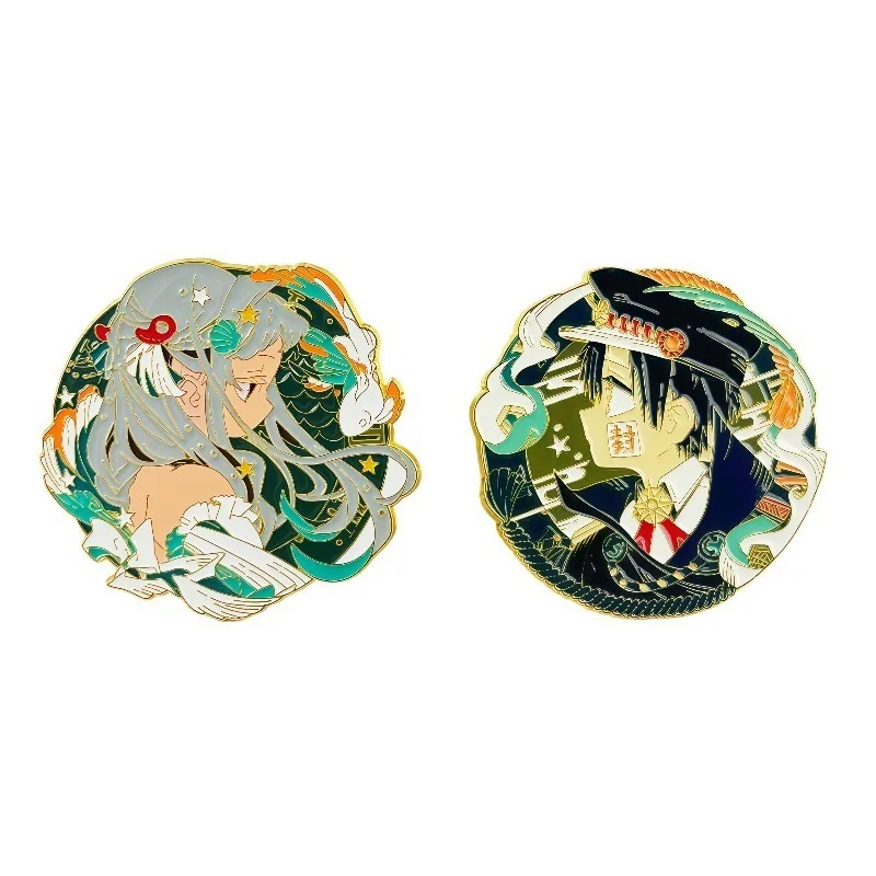 Ground Bound Young Flower Lord Animation Peripheral Metal Brooch Double Flash Badge Anime Millet Decoration Accessories
Ground Bound Young Flower Lord Animation Peripheral Metal Brooch Double Flash Badge Anime Millet Decoration Accessories