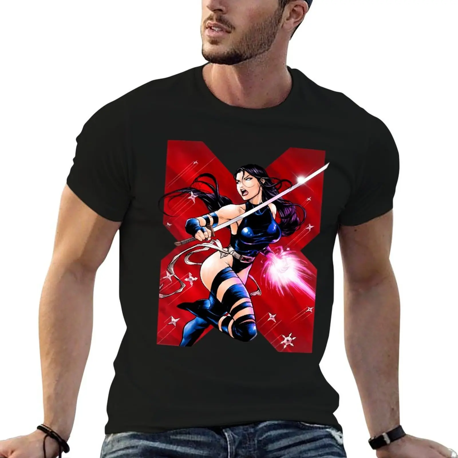 Psylocke T-Shirt man graphic t shirt t shirts with prints man t shirt heavy cotton T-shirt
Psylocke T-Shirt man graphic t shirt t shirts with prints man t shirt heavy cotton T-shirt