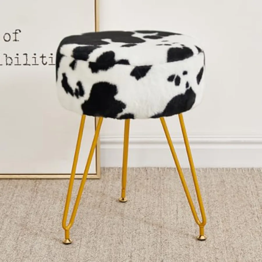 Veet Vanity Stool, Modern Ottoman Feet Rest Stool with Adjustable Golden Legs, Makeup Chair for Vanity, Multifunctional Makeup
Veet Vanity Stool, Modern Ottoman Feet Rest Stool with Adjustable Golden Legs, Makeup Chair for Vanity, Multifunctional Makeup