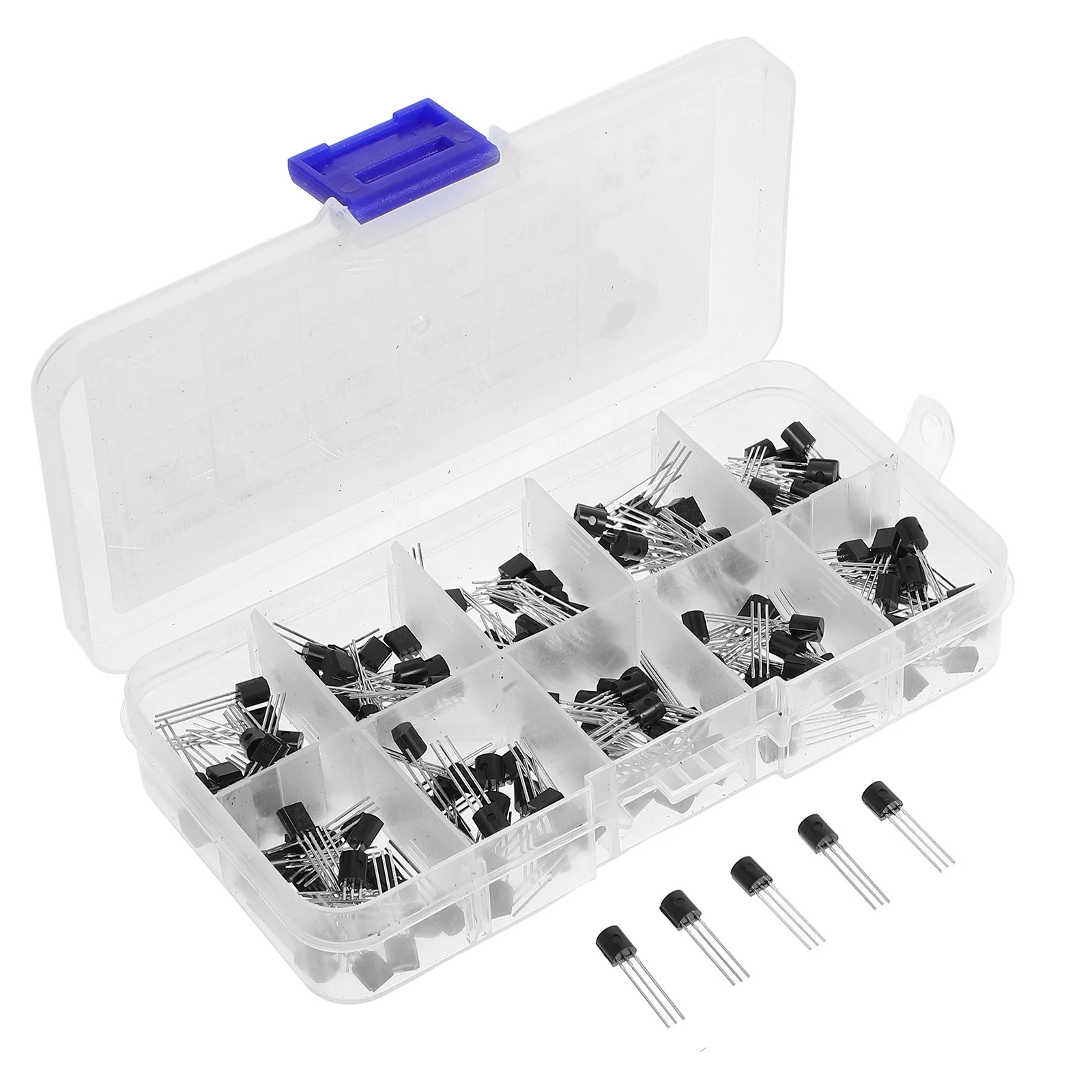 200PCS Diode Transistor TO-92 10 Types Labeled Easy Identification Electronics Projects Semiconductor Kits General Purpose
200PCS Diode Transistor TO-92 10 Types Labeled Easy Identification Electronics Projects Semiconductor Kits General Purpose