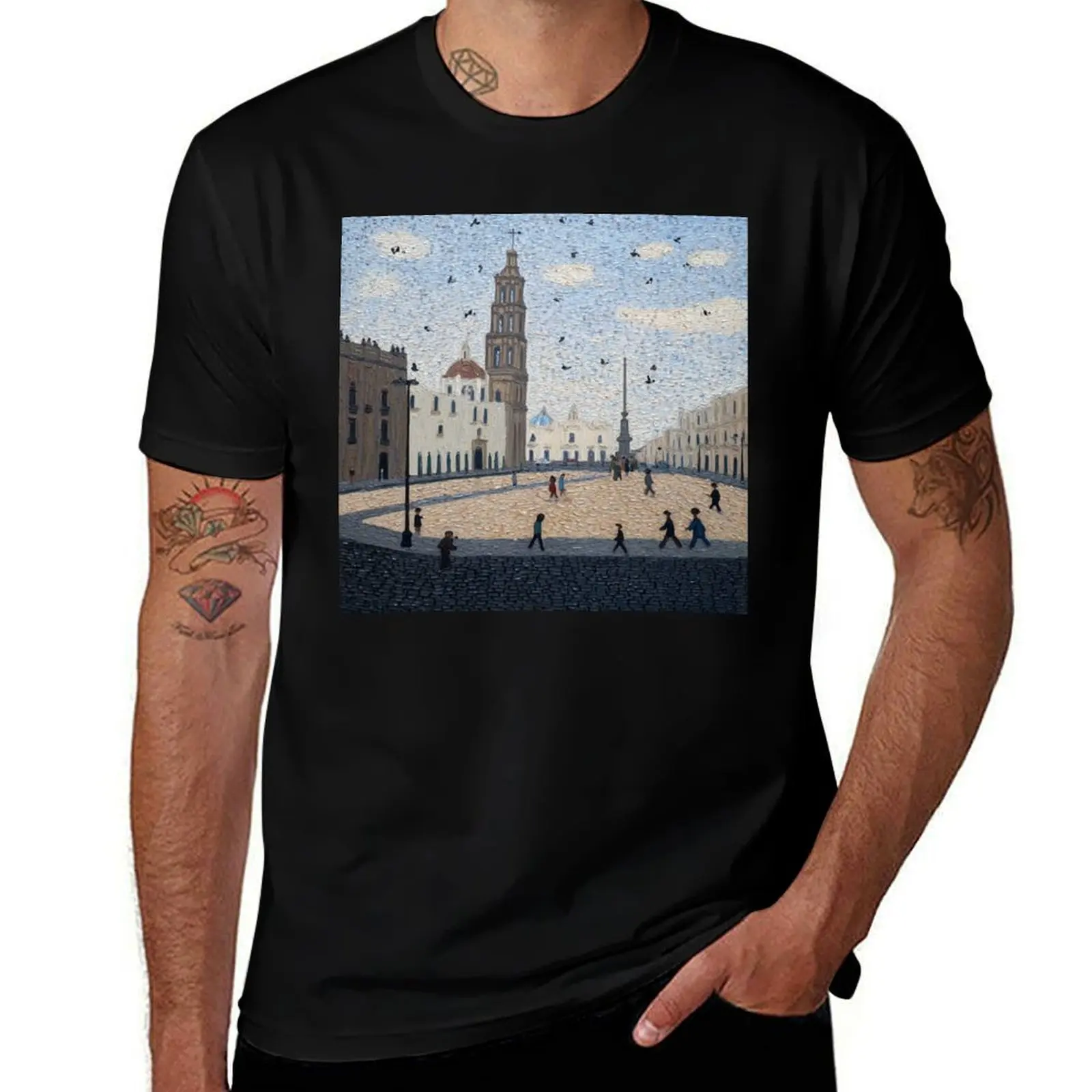Puebla Post-impressionist painting style T-Shirt tees man clothes plain mens graphic t-shirts
Puebla Post-impressionist painting style T-Shirt tees man clothes plain mens graphic t-shirts
