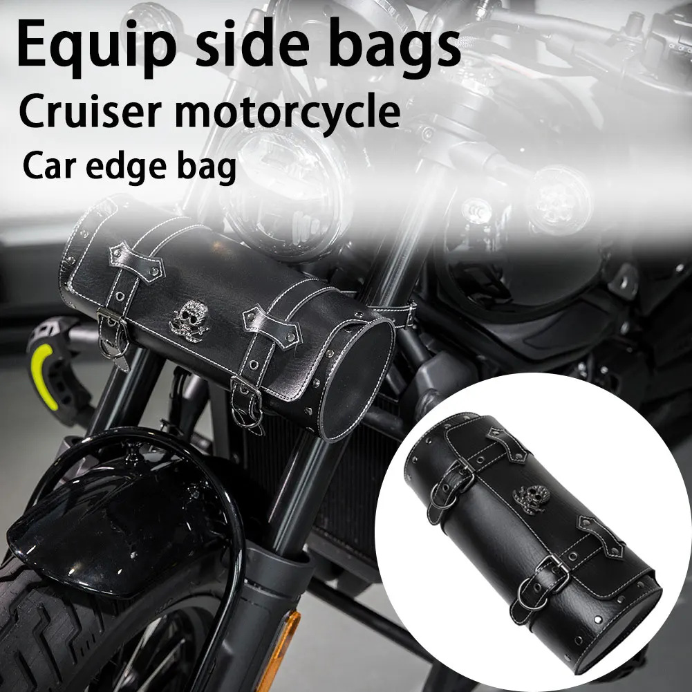 Motorcycle Backpack Punk Style Retro Skull Quality Pu Leather Hang Bag Motorcycles Accessories Universal Front Fork Hanging Bag
Motorcycle Backpack Punk Style Retro Skull Quality Pu Leather Hang Bag Motorcycles Accessories Universal Front Fork Hanging Bag