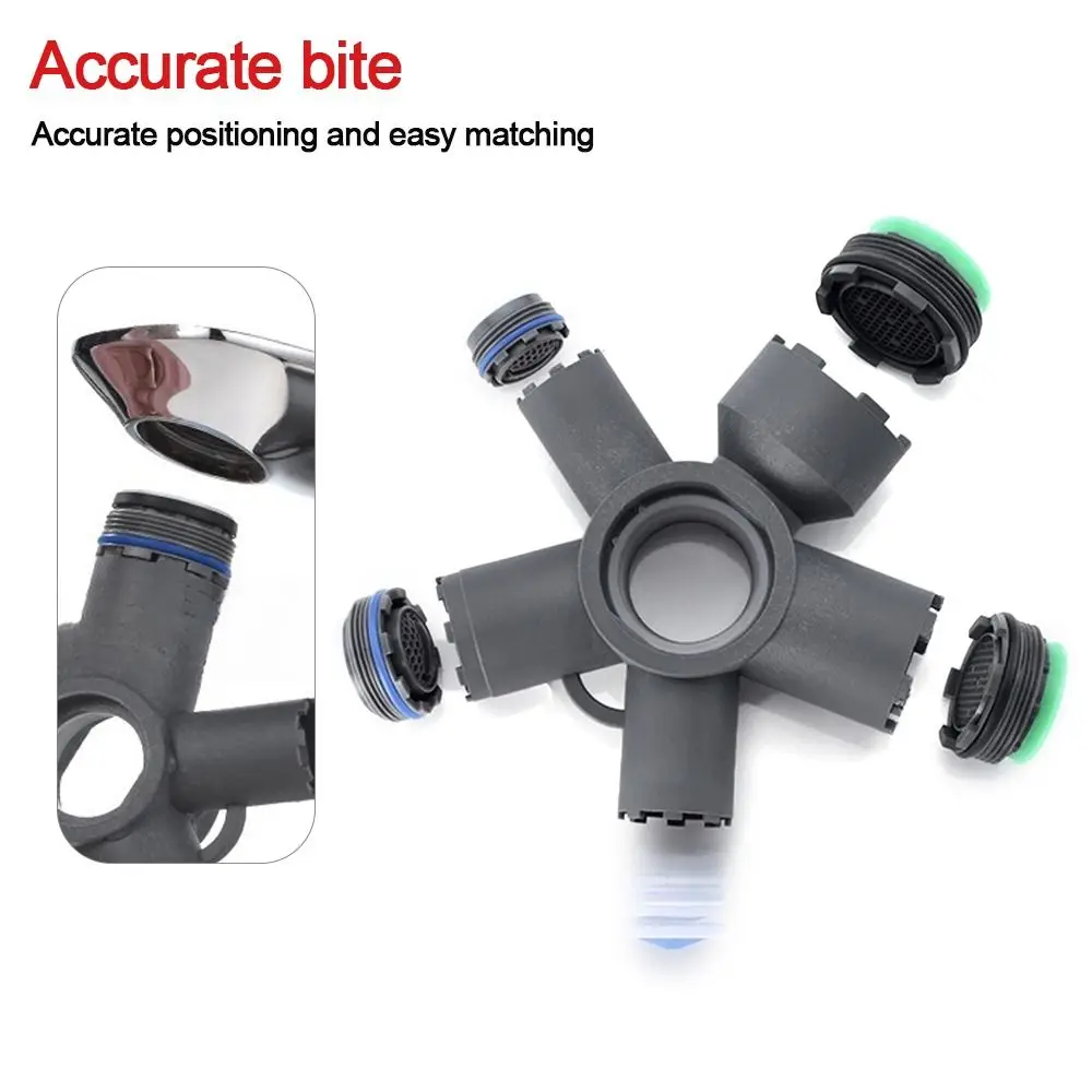 Useful 10 in 1 Faucet Aerator Removal Tool Multifunctional Plastic Faucet Aerator Key Installation Wrench Threaded Aerator Tool
Useful 10 in 1 Faucet Aerator Removal Tool Multifunctional Plastic Faucet Aerator Key Installation Wrench Threaded Aerator Tool