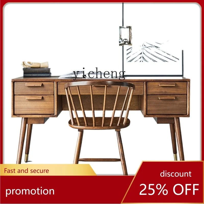 CZ Imported Solid Wood Desk 1.4 M Nordic Computer Desk Multi-Drawer Study Desk Household Minimalist
CZ Imported Solid Wood Desk 1.4 M Nordic Computer Desk Multi-Drawer Study Desk Household Minimalist