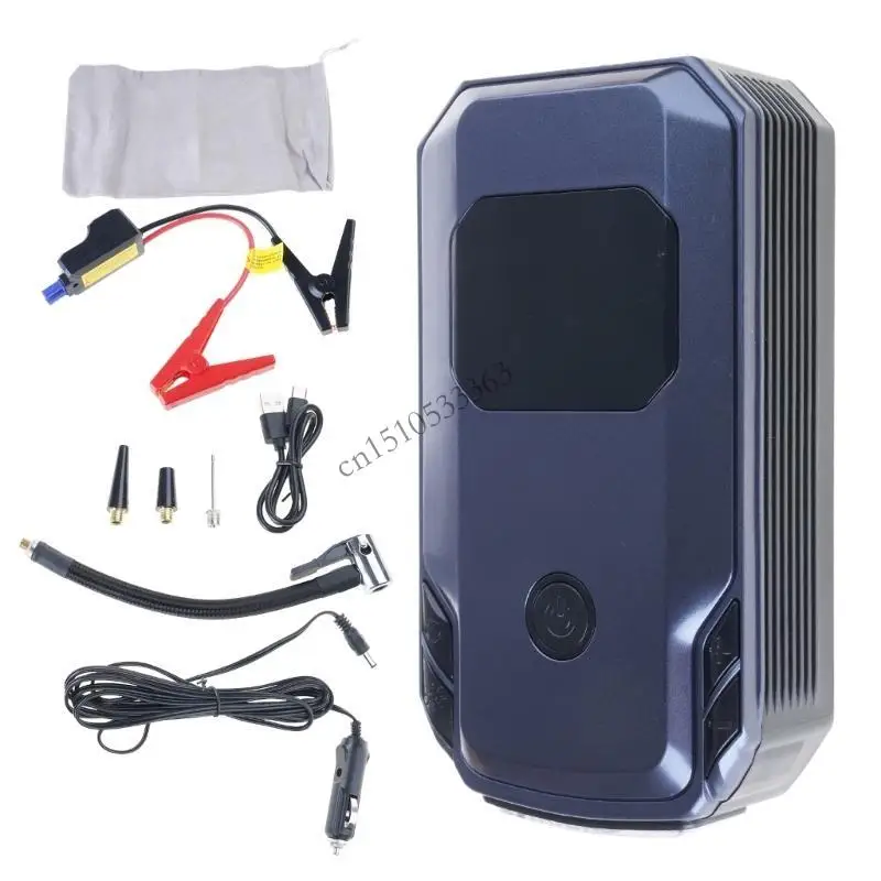 090E Portable Car Tire Inflator with Jump Starter 8000mAh Tire Device
090E Portable Car Tire Inflator with Jump Starter 8000mAh Tire Device