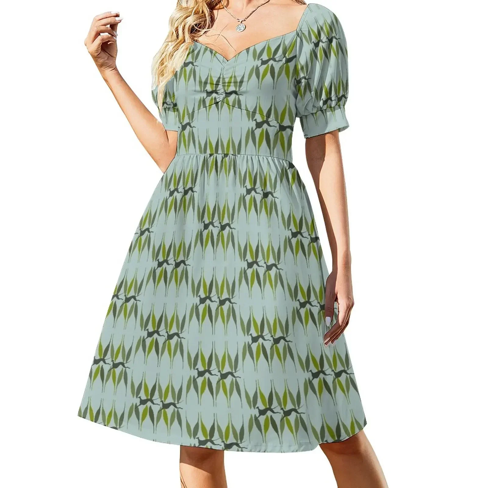 Flying greyhounds, sighthounds Short-Sleeved Dress dress for women 2025 Woman clothing elegant party dress for women 2025
Flying greyhounds, sighthounds Short-Sleeved Dress dress for women 2025 Woman clothing elegant party dress for women 2025
