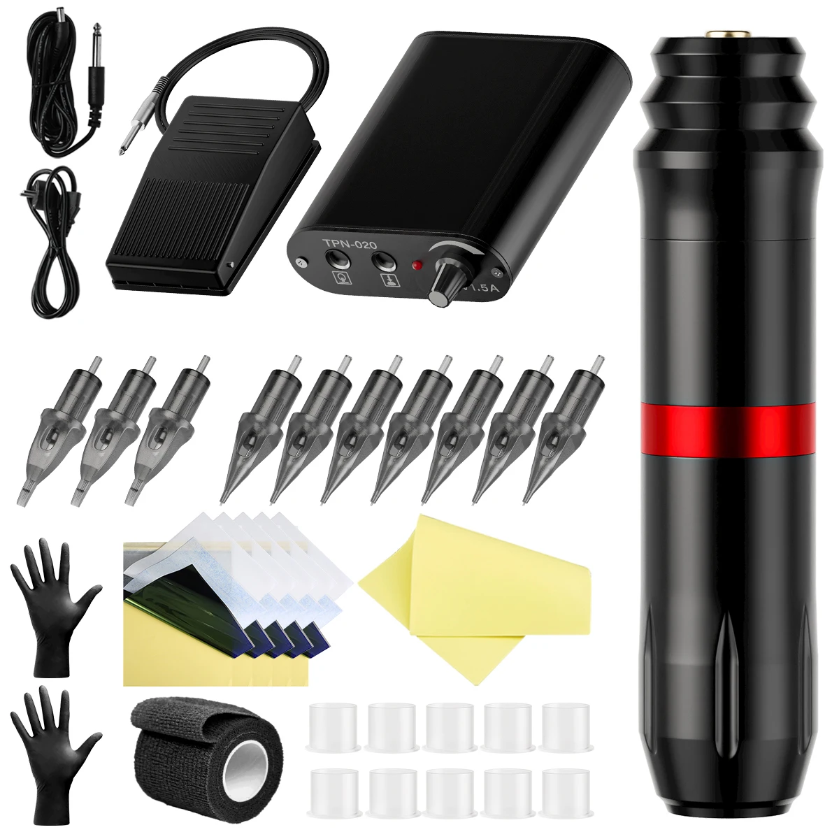 Beginner Rotary Tattoo Machine Full Set Speed Adjustable Rotary Waterproof Tattoo Battery Case Needle Set For Permanent Tattoo
Beginner Rotary Tattoo Machine Full Set Speed Adjustable Rotary Waterproof Tattoo Battery Case Needle Set For Permanent Tattoo