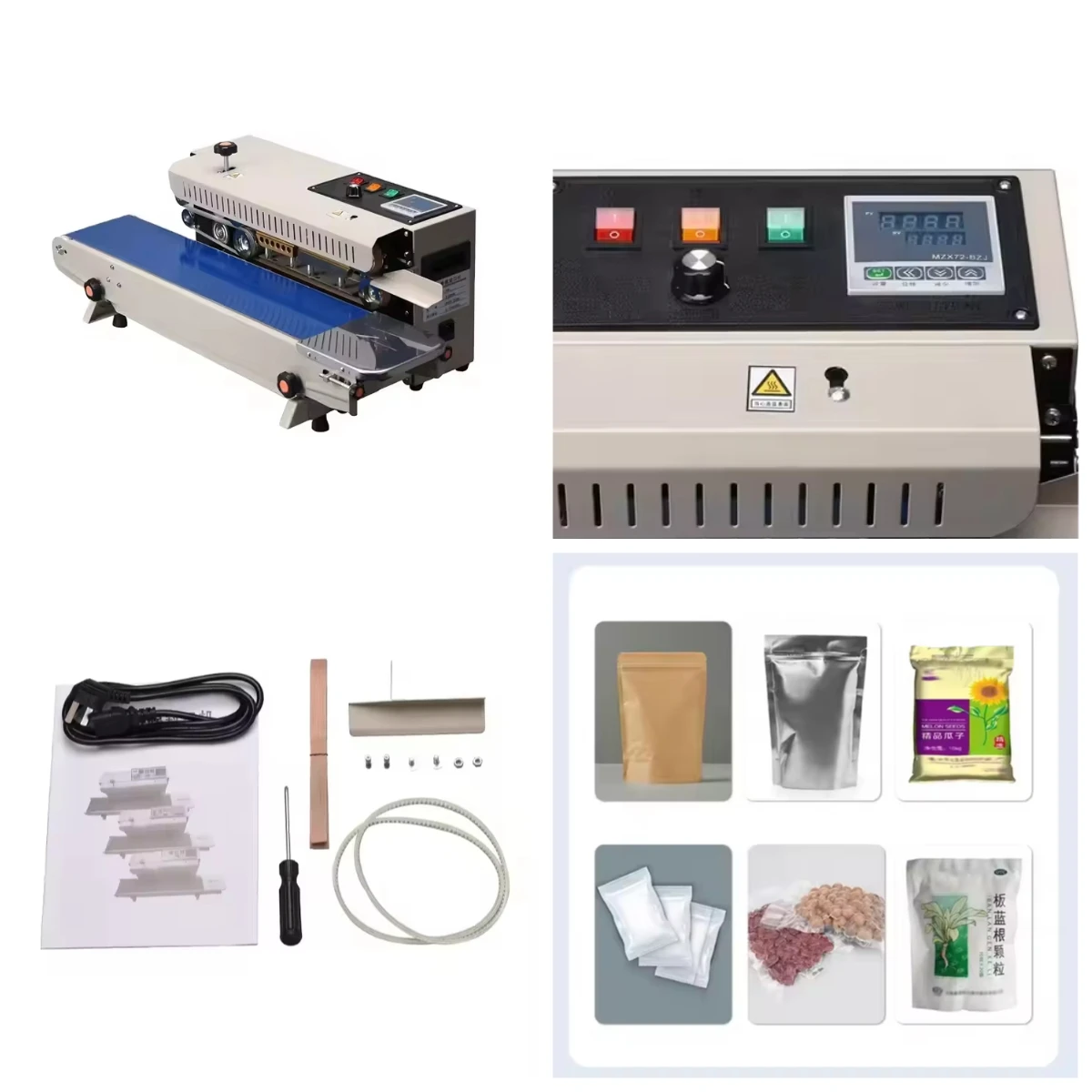 STLFR-900 Zoey Automatic Continuous Heat Sealing Machine Automatic Plastic Bag Desktop Sealing Machine
STLFR-900 Zoey Automatic Continuous Heat Sealing Machine Automatic Plastic Bag Desktop Sealing Machine