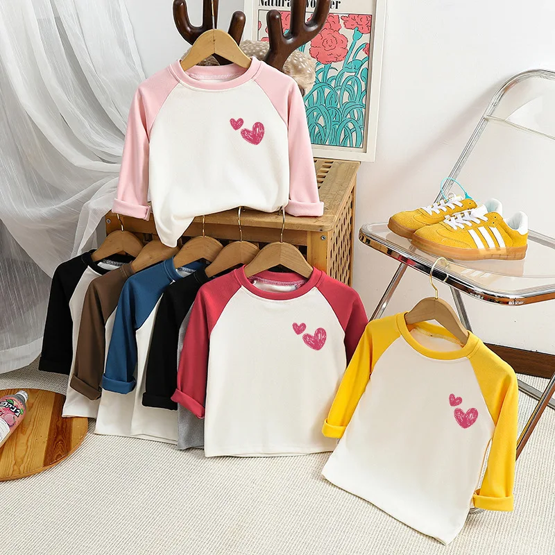 Детские топы, детская одежда, детская одежда, осенние футболки с длинными рукавами и принтом сердца для маленьких мальчиков
Детские топы, детская одежда, детская одежда, осенние футболки с длинными рукавами и принтом сердца для маленьких мальчиков