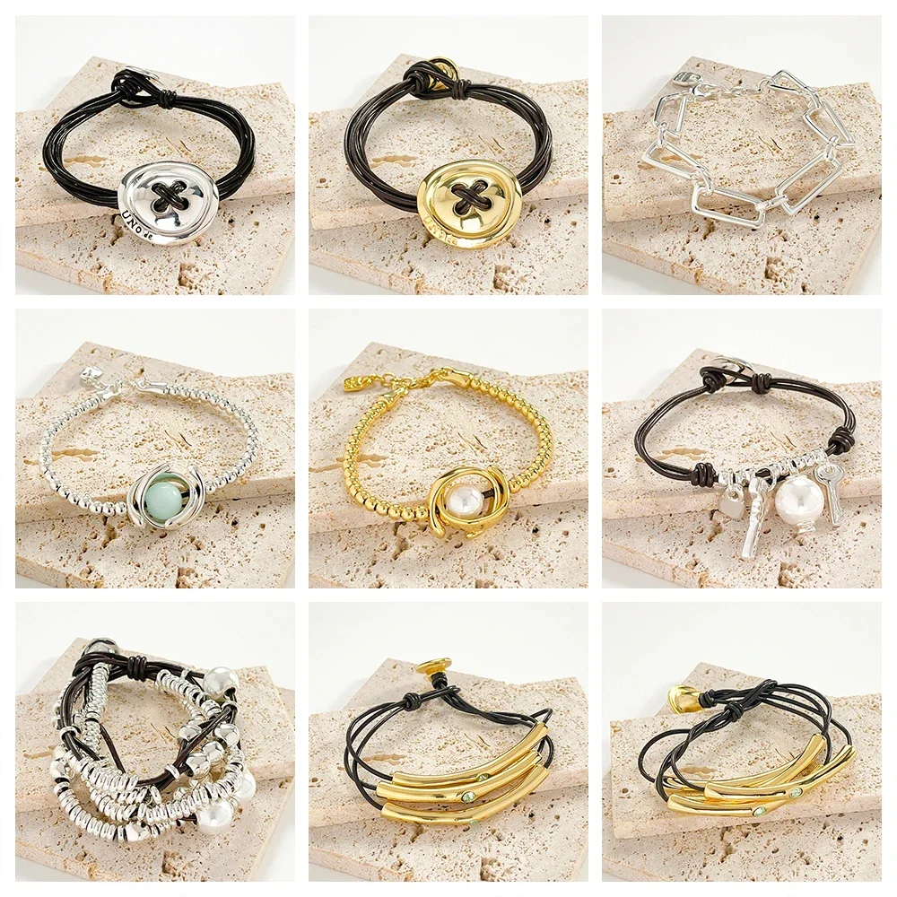 U-NO Spanish exquisite leather strap, repeat chaotic jewelry gift, high quality, hot sale, free delivery, 2
U-NO Spanish exquisite leather strap, repeat chaotic jewelry gift, high quality, hot sale, free delivery, 2