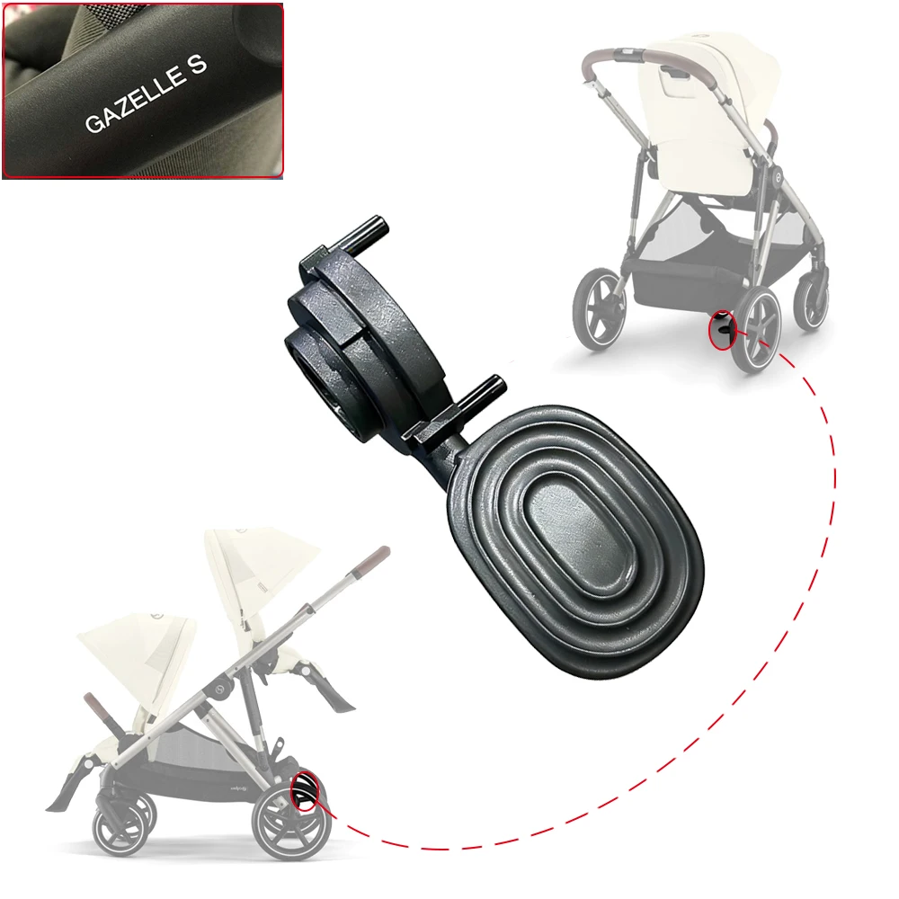 Педаль тормоза для детской коляски Cybex Gazelle S Twin, подножка, прямая замена, аксессуары для детских колясок
Педаль тормоза для детской коляски Cybex Gazelle S Twin, подножка, прямая замена, аксессуары для детских колясок