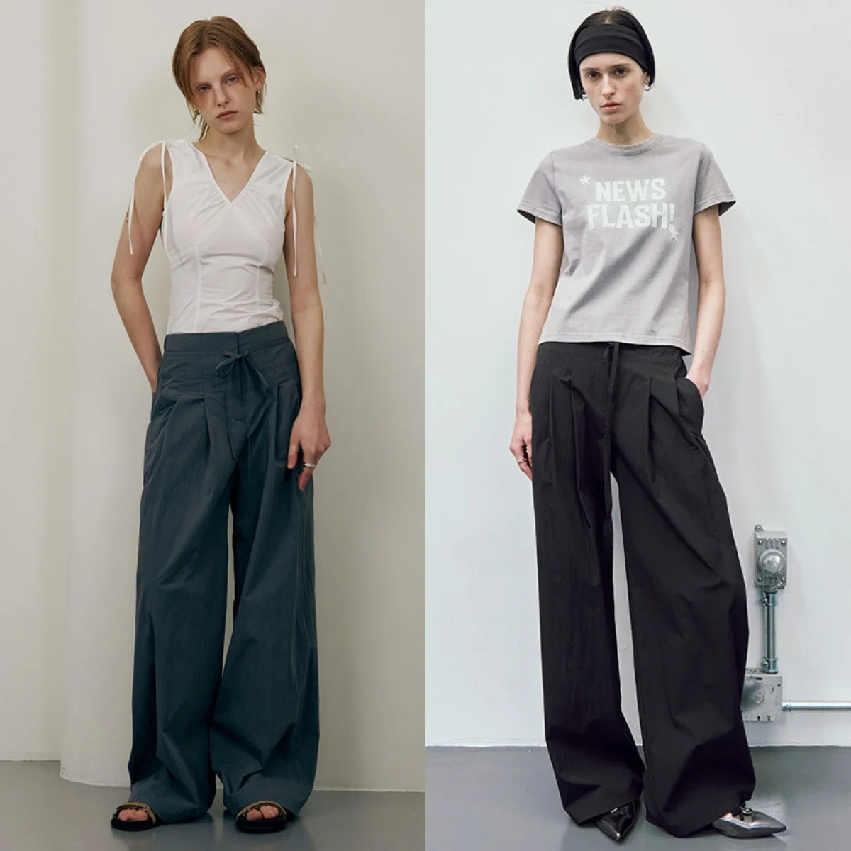 Ultra Lightweight Pleated Wide Leg Casual Pants Hide Flaws Slimming Comfortable Commuting Versatile Ladies Fashion Trousers
Ultra Lightweight Pleated Wide Leg Casual Pants Hide Flaws Slimming Comfortable Commuting Versatile Ladies Fashion Trousers