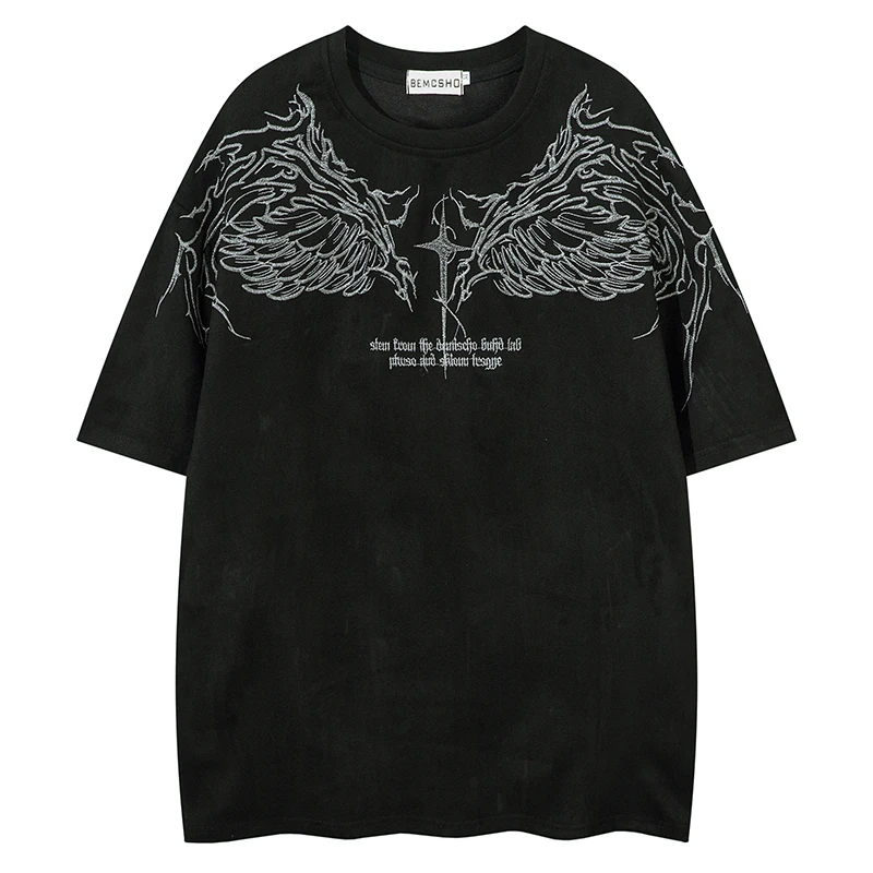 Summer Mens Vintage Suede Tshirts Hip Hop Y2K Embroidered Graphic T-Shirts 2025 Streetwear Harajuku Casual Fashion Tops Tees
Summer Mens Vintage Suede Tshirts Hip Hop Y2K Embroidered Graphic T-Shirts 2025 Streetwear Harajuku Casual Fashion Tops Tees