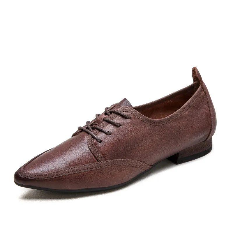 Удобные женские туфли из коровьей кожи 2 см в стиле ретро с острым носком, эргономичные осенние мягкие туфли на плоской подошве, лоферы для отдыха, весенние резиновые этнические туфли
Удобные женские туфли из коровьей кожи 2 см в стиле ретро с острым носком, эргономичные осенние мягкие туфли на плоской подошве, лоферы для отдыха, весенние резиновые этнические туфли