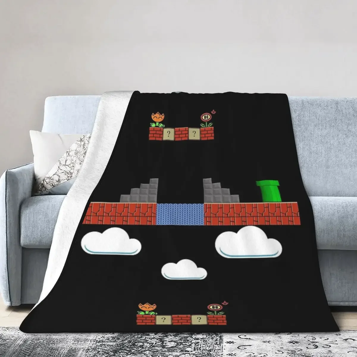 Ground Blocks And Green Tubes For Kids Game 2d Blankets Soft Warm Flannel Throw Blanket Plush for Bed Picnic Travel Home Sofa
Ground Blocks And Green Tubes For Kids Game 2d Blankets Soft Warm Flannel Throw Blanket Plush for Bed Picnic Travel Home Sofa