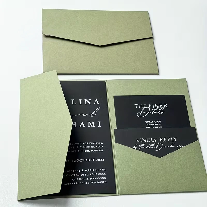 30pcs 18x13cm Green Envelopes for Wedding 250g Paper High-grade Card Invitation Small Business Stationery Supplies Storage Bag
30pcs 18x13cm Green Envelopes for Wedding 250g Paper High-grade Card Invitation Small Business Stationery Supplies Storage Bag
