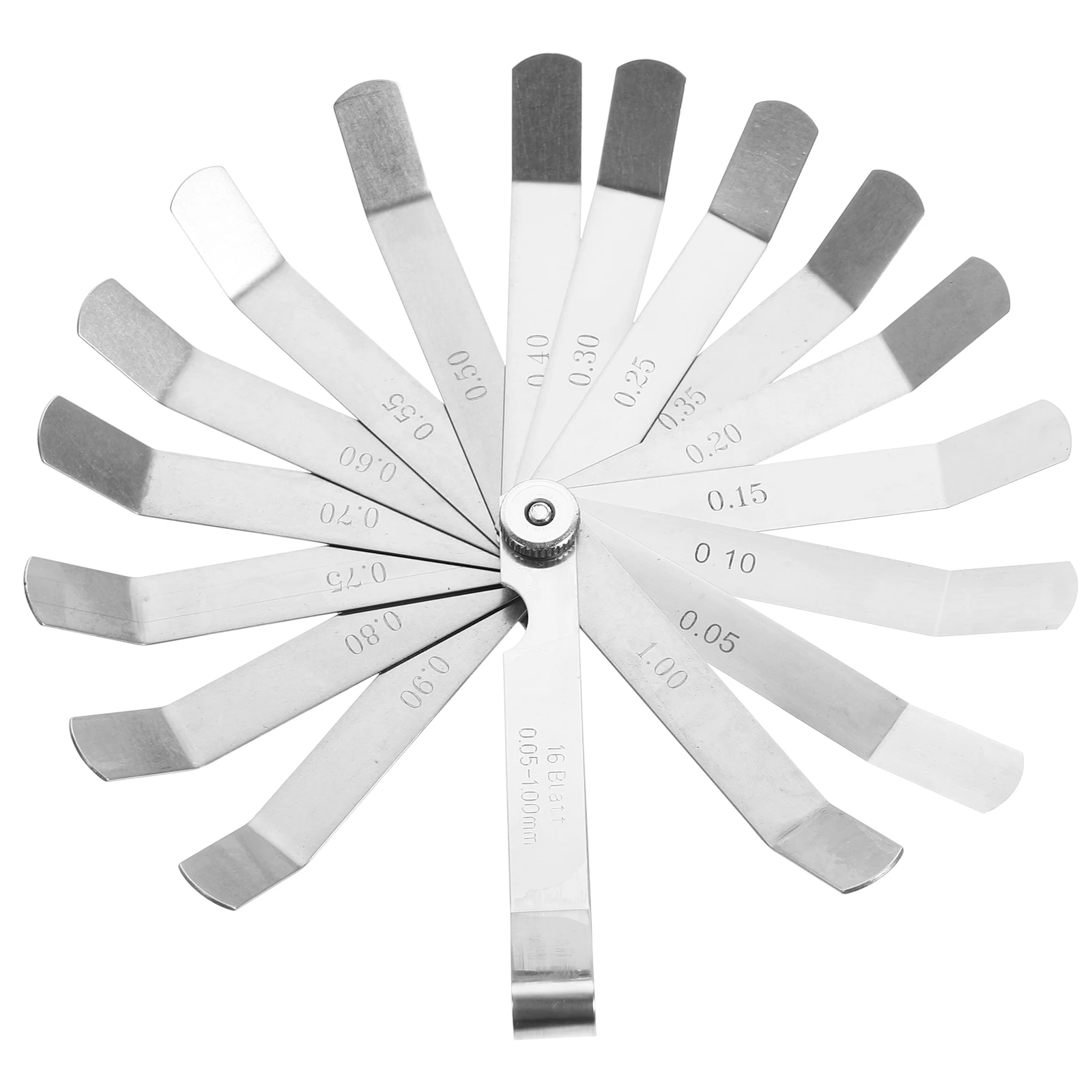 High Precision Feeler Gauge Set Metric Stainless Steel Spring Gauges Valve Ear Measuring Tool Thickness Width 360 Degree
High Precision Feeler Gauge Set Metric Stainless Steel Spring Gauges Valve Ear Measuring Tool Thickness Width 360 Degree