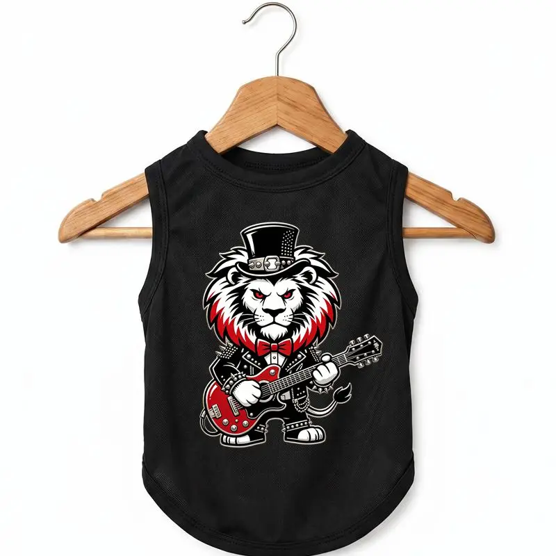 Cool Rock Lion Dog Vest Summer Breathable Pet Clothes Small Medium Breed Fashion Quick Dry T-Shirt
Cool Rock Lion Dog Vest Summer Breathable Pet Clothes Small Medium Breed Fashion Quick Dry T-Shirt