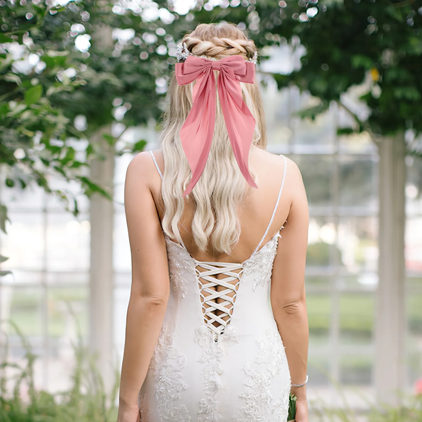 2Pcs Large Bowknot Hair Clips Pink Ribbon French Barrette for Women Girls Kids Spring Mechanism Secure Fit Fashion Hair
2Pcs Large Bowknot Hair Clips Pink Ribbon French Barrette for Women Girls Kids Spring Mechanism Secure Fit Fashion Hair