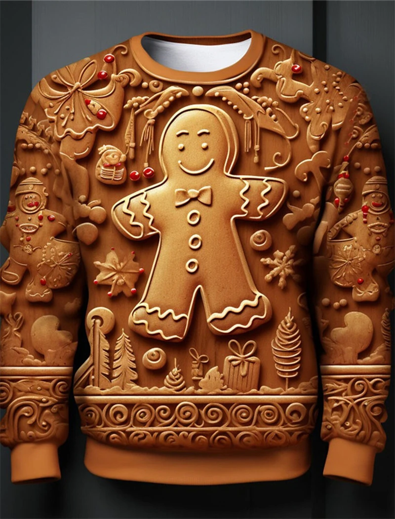 2024 New 3D Christmas Santa Claus Printed Sweatshirts Cute Gingerbread Man Graphic Pullovers For Men Kid Fashion Funny Clothes
2024 New 3D Christmas Santa Claus Printed Sweatshirts Cute Gingerbread Man Graphic Pullovers For Men Kid Fashion Funny Clothes