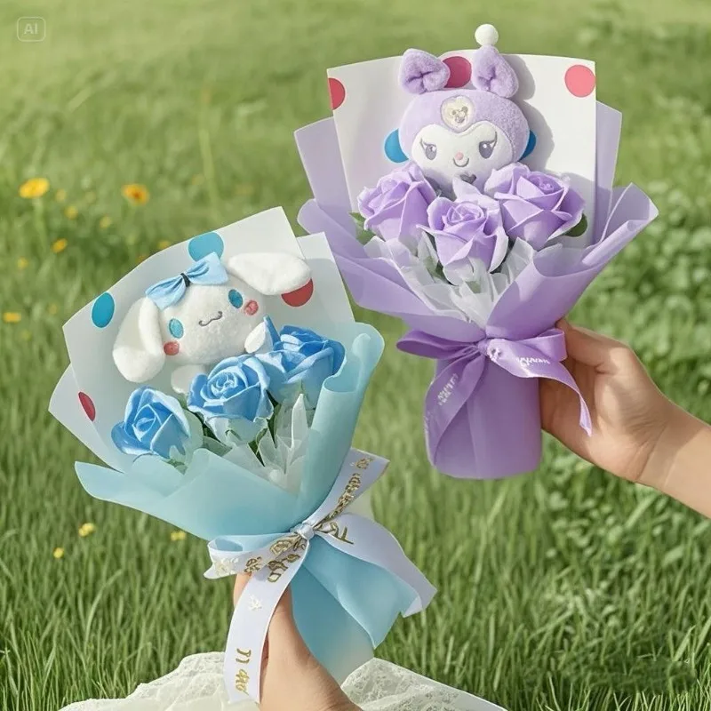 Cinnamoroll Anime Kawaii Sanrio Ins Fashion Lovely Doll Pendant Bouquets Cute Kuromi Children Flowers Christmas Gifts Toys
Cinnamoroll Anime Kawaii Sanrio Ins Fashion Lovely Doll Pendant Bouquets Cute Kuromi Children Flowers Christmas Gifts Toys
