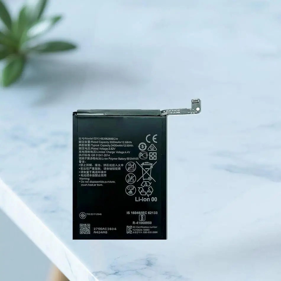 Battery HB396285ECW 3400Mah For Huawei P20 Honor 10 Lite P Smart 2019 10I 20I Col-AL00 Col-AL10 Col-TL00 Col-TL10 Col-L29
Battery HB396285ECW 3400Mah For Huawei P20 Honor 10 Lite P Smart 2019 10I 20I Col-AL00 Col-AL10 Col-TL00 Col-TL10 Col-L29