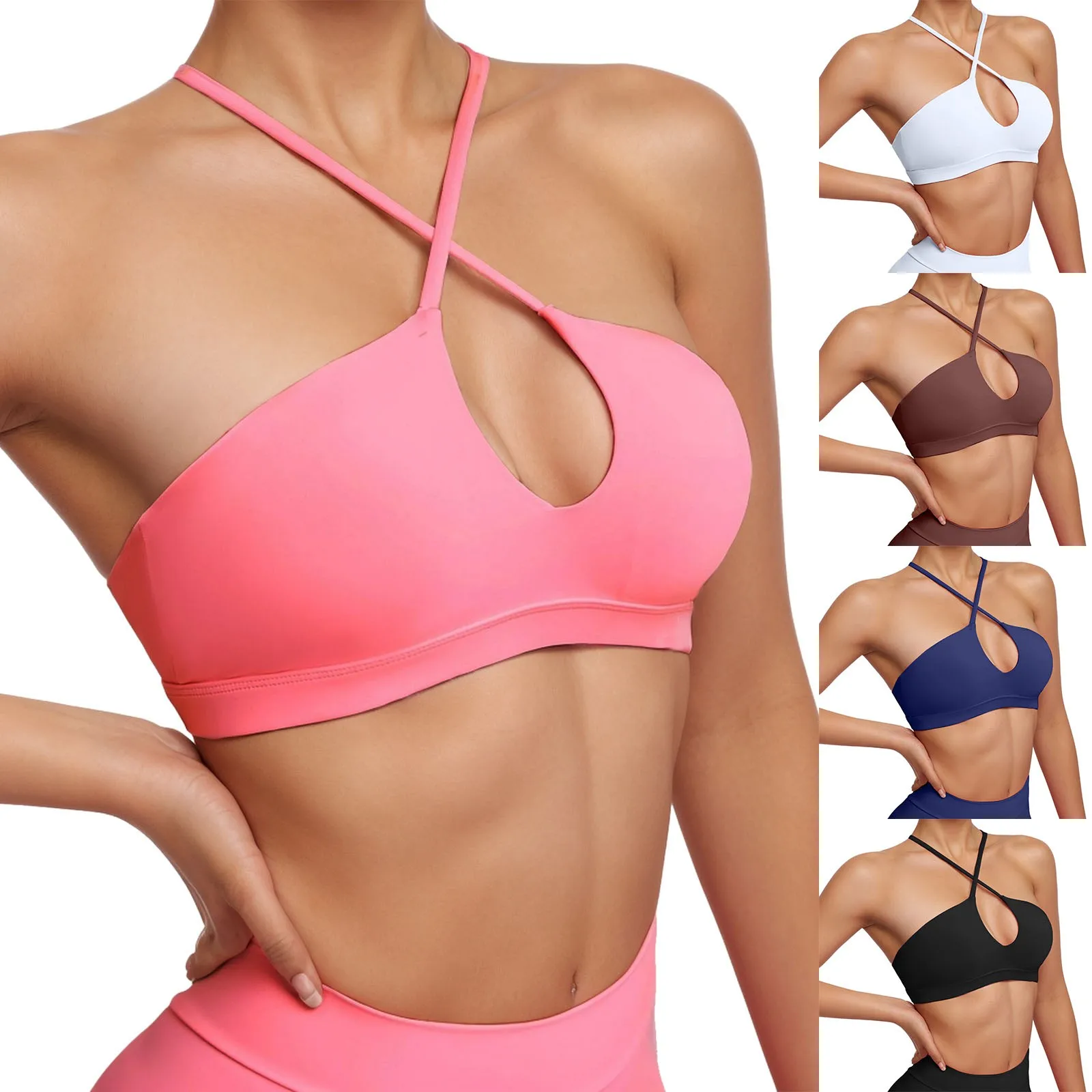 Women's Workout Sports Bras Deep V Fitness Backless Padded Training Gym Bra Yoga Crop Tank Top
Women's Workout Sports Bras Deep V Fitness Backless Padded Training Gym Bra Yoga Crop Tank Top