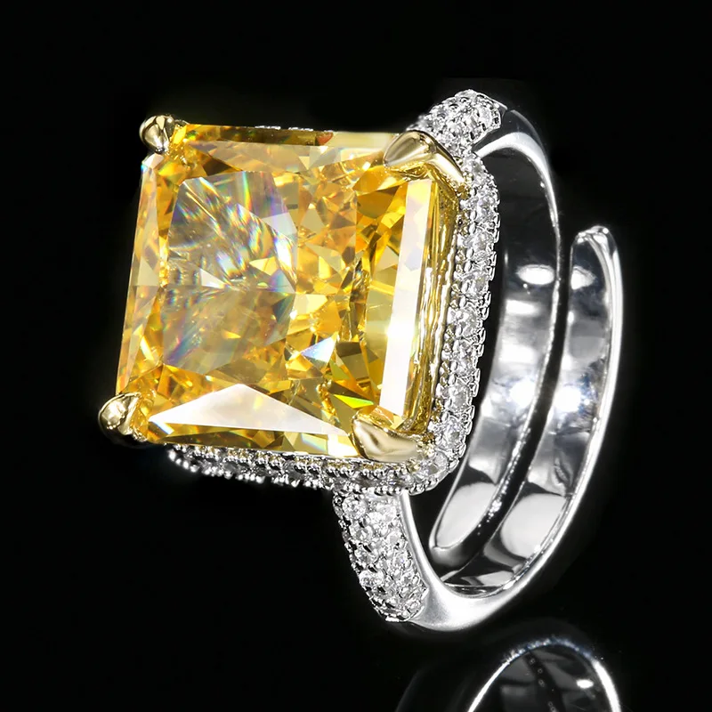 Jewelry Gold-Plated High Carbon Ice Flower Diamond Copper Inlaid Princess Square Light Luxury Ring Female 12*12
Jewelry Gold-Plated High Carbon Ice Flower Diamond Copper Inlaid Princess Square Light Luxury Ring Female 12*12