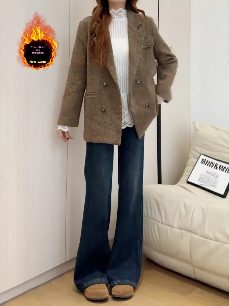 plus Size Fce Lined Thi Wide Leg Jeans Women's Spring High Waist Slimming Skinny Jeans Comfortable Breathable Wear Resis...
plus Size Fce Lined Thi Wide Leg Jeans Women's Spring High Waist Slimming Skinny Jeans Comfortable Breathable Wear Resis...
