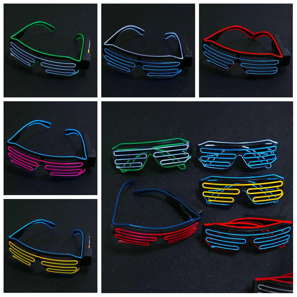 Wireless LED Glowing Glasses Cool Double Colors Luminous Glasses Colorful Glow-in-the-dark Fluorescent Glasses Festival Supplies
Wireless LED Glowing Glasses Cool Double Colors Luminous Glasses Colorful Glow-in-the-dark Fluorescent Glasses Festival Supplies