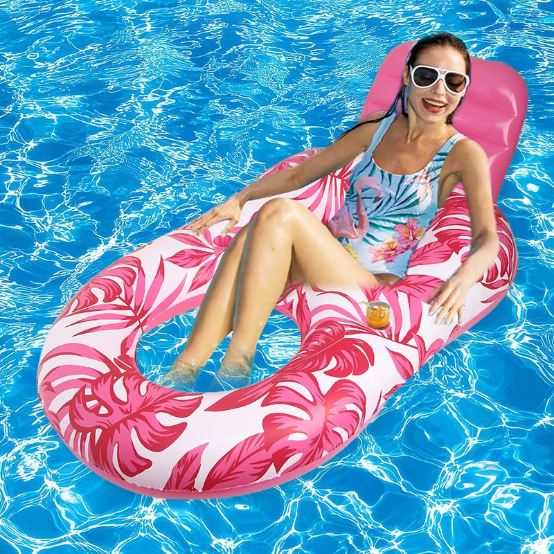 Summer Water Floating Tools,Inflatable Pool Floaties Lounger Floats Raft Floating Chair Water Floaties for Swimming Pool