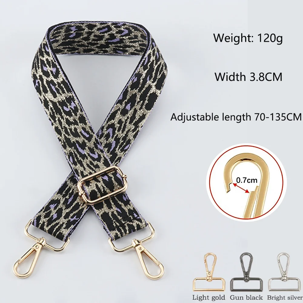 3.8CM Nylon Shoulder Strap Diy Exquisite Embroidery Universal Fashionable Durable Precision Woven Diagonal Shoulder Strap
3.8CM Nylon Shoulder Strap Diy Exquisite Embroidery Universal Fashionable Durable Precision Woven Diagonal Shoulder Strap