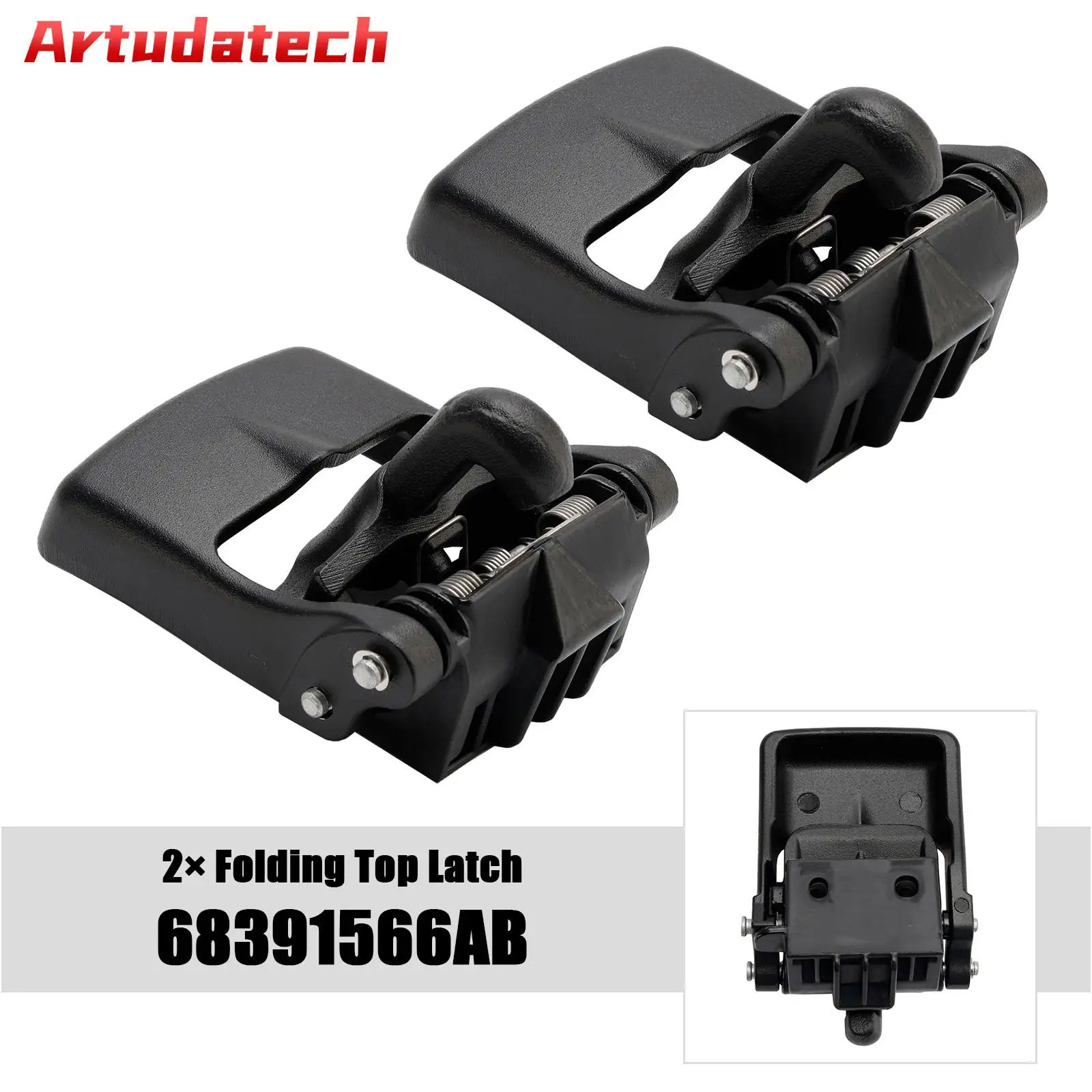 Artudatech 2× Folding Top Latch 68391566AB for Jeep Wrangler Jl Gladiator 2018 2019 2020 2021 2022 2023 2024 Car Accessories
Artudatech 2× Folding Top Latch 68391566AB for Jeep Wrangler Jl Gladiator 2018 2019 2020 2021 2022 2023 2024 Car Accessories