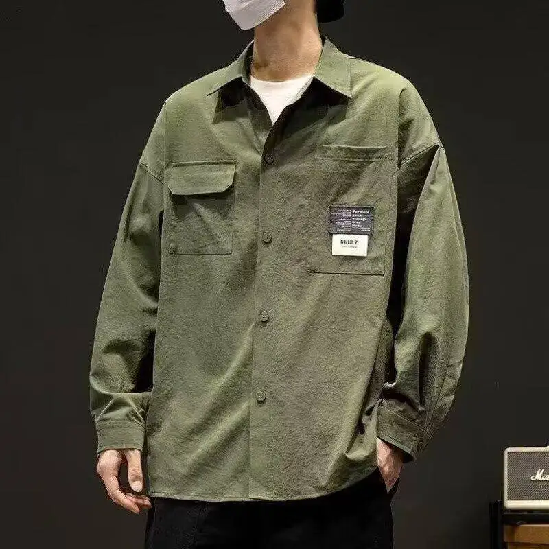 Men's Long Sleeve Cotton Work Shirt Dirt Resistant Wearable for Construction Casual Style City Walk Comfortable Loose Fit
Men's Long Sleeve Cotton Work Shirt Dirt Resistant Wearable for Construction Casual Style City Walk Comfortable Loose Fit