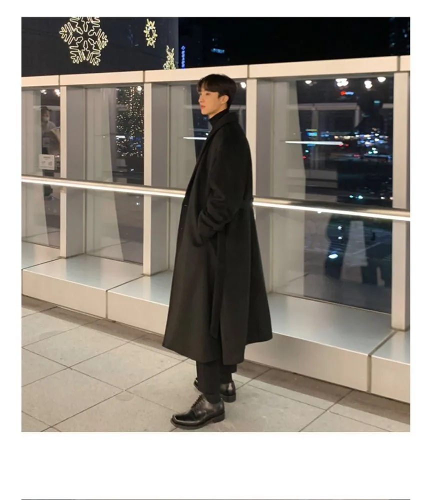 Trench Coats Man Gothic Coat Covered Elongated Christmas American Holiday Black Thickened Winter Family Gift Comfortable Warm
Trench Coats Man Gothic Coat Covered Elongated Christmas American Holiday Black Thickened Winter Family Gift Comfortable Warm