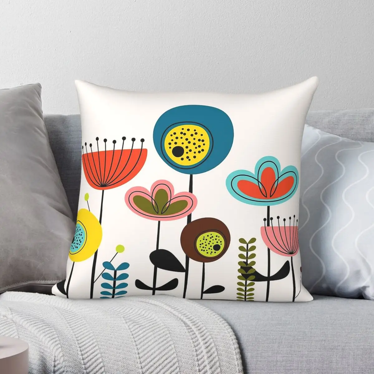 Mid Century Flowers Pillowcase Polyester Linen Velvet Pattern Zip Decorative Throw Pillow Case Sofa Cushion Case
Mid Century Flowers Pillowcase Polyester Linen Velvet Pattern Zip Decorative Throw Pillow Case Sofa Cushion Case