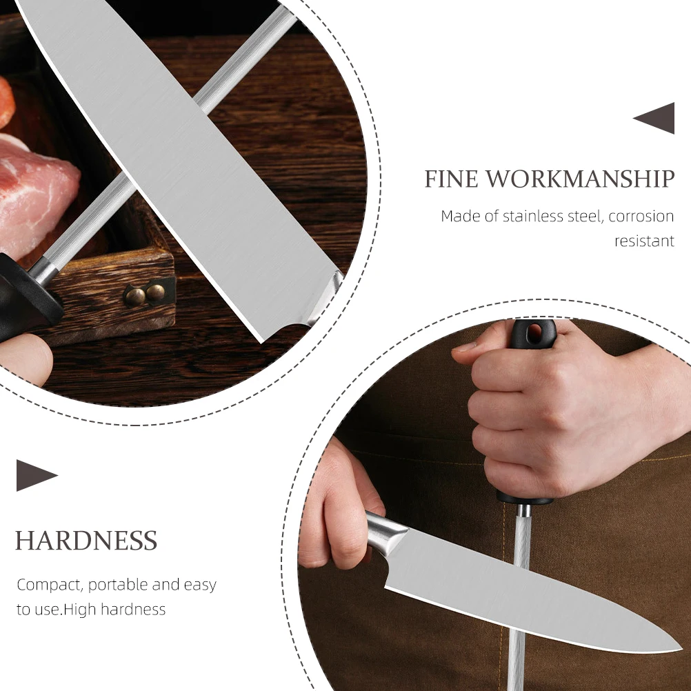 2 Pcs Clean Sharpener Work Knife Sharpeners Stainless Steel Diamond Sharpening Rod
2 Pcs Clean Sharpener Work Knife Sharpeners Stainless Steel Diamond Sharpening Rod