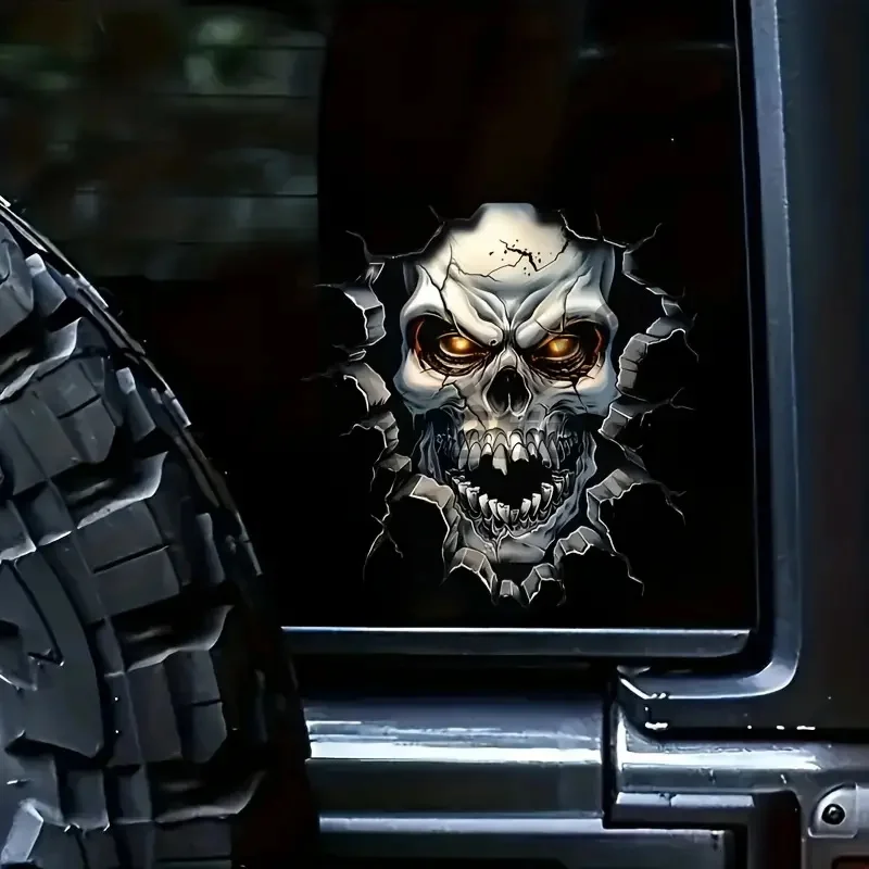 Horror Skull Funny Waterproof Vinyl Car Decal, Exterior Decorative Accessories, Used for Car, Motorcycle, Laptop
Horror Skull Funny Waterproof Vinyl Car Decal, Exterior Decorative Accessories, Used for Car, Motorcycle, Laptop