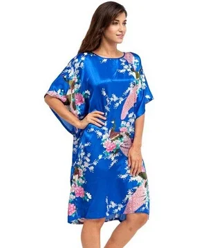 High Quality Chinese Women Silk Home Dress Robe Summer Lounge Nightshirt Short Sleeve Sleepwear Nightgown Plus Size 6XL A-073
High Quality Chinese Women Silk Home Dress Robe Summer Lounge Nightshirt Short Sleeve Sleepwear Nightgown Plus Size 6XL A-073