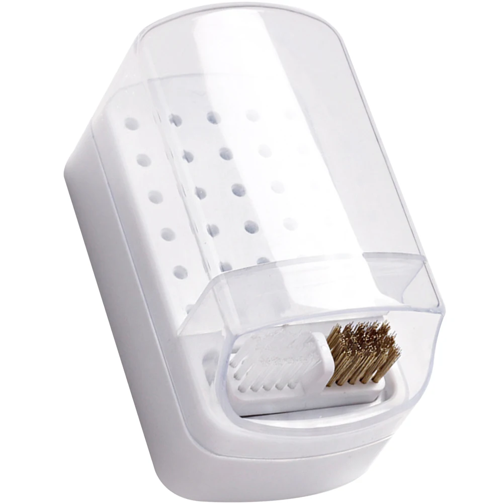 30 Holes Nail Drill Bits Storage Box Cleaning Brush Grinding Heads Organizer Case Plastic Manicure Tool Display
30 Holes Nail Drill Bits Storage Box Cleaning Brush Grinding Heads Organizer Case Plastic Manicure Tool Display